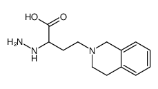 4-(3,4-dihydro-1H-isoquinolin-2-yl)-2-hydrazinylbutanoic acid结构式