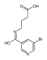 4-[(5-bromopyridine-3-carbonyl)amino]butanoic acid结构式