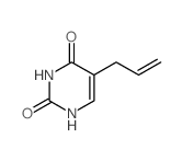 2,4(1H,3H)-Pyrimidinedione,5-(2-propen-1-yl)- structure