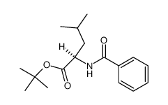 N-Benzoyl-D-leucin-tert.-butylester Structure
