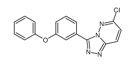 6-chloro-3-(3-phenoxyphenyl)-[1,2,4]triazolo[4,3-b]pyridazine Structure