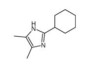 2-cyclohexyl-4,5-dimethyl-1H-imidazole Structure