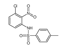 N-(3-chloro-2-nitrophenyl)-4-methylbenzenesulfonamide结构式