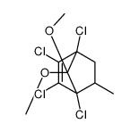 1,2,3,4-tetrachloro-7,7-dimethoxy-5-methylbicyclo[2.2.1]hept-2-ene Structure