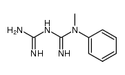 1-methyl-1-phenyl-biguanide Structure