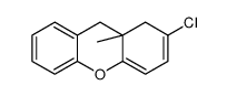 2-chloro-9a-methyl-1,9-dihydroxanthene Structure