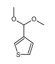 3-(dimethoxymethyl)thiophene结构式