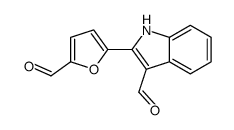 2-(5-formylfuran-2-yl)-1H-indole-3-carbaldehyde结构式