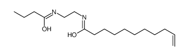 N-[2-(butanoylamino)ethyl]undec-10-enamide结构式