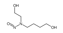 N-(2-HYDROXYETHYL)-N-(4-HYDROXYBUTYLNITROSAMINE) structure