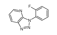 3-(2-fluorophenyl)triazolo[4,5-b]pyridine Structure