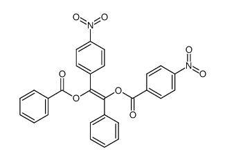 4-Nitro-benzoic acid (E)-2-benzoyloxy-2-(4-nitro-phenyl)-1-phenyl-vinyl ester Structure