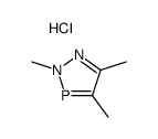 2,4,5-trimethyl-2H-[1,2,3]diazaphosphole, hydrochloride Structure