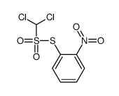 1-(dichloromethylsulfonylsulfanyl)-2-nitrobenzene Structure