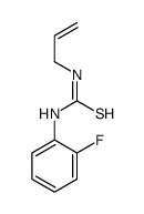 1-(2-fluorophenyl)-3-prop-2-enylthiourea结构式
