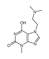 7-[2-(dimethylamino)ethyl]-3-methylpurine-2,6-dione结构式