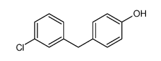 4-[(3-chlorophenyl)methyl]phenol Structure