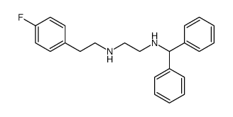 N'-benzhydryl-N-[2-(4-fluorophenyl)ethyl]ethane-1,2-diamine Structure