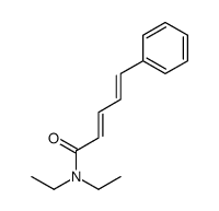 N,N-diethyl-5-phenylpenta-2,4-dienamide Structure