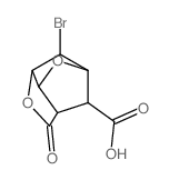 3-Bromo-5-oxohexahydro-2,6-methanofuro[3,2-b]furan-7-carboxylic acid Structure