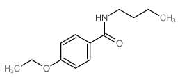 N-butyl-4-ethoxy-benzamide结构式
