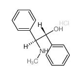2-methylamino-1,2-diphenyl-ethanol结构式