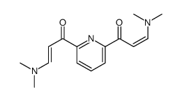 3-(dimethylamino)-1-[6-[3-(dimethylamino)prop-2-enoyl]pyridin-2-yl]prop-2-en-1-one Structure