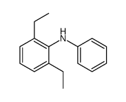 Benzenamine, 2,6-diethyl-N-phenyl- (9CI) Structure