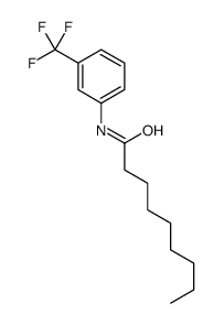 N-[3-(trifluoromethyl)phenyl]nonanamide结构式