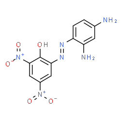 2-[(2,4-diaminophenyl)azo]-4,6-dinitrophenol结构式