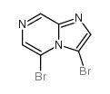 3,5-dibromoimidazo[1,2-a]pyrazine Structure