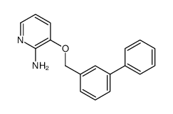 3-[(3-phenylphenyl)methoxy]pyridin-2-amine结构式