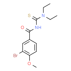 3-bromo-N-[(diethylamino)carbonothioyl]-4-methoxybenzamide Structure