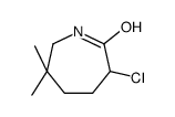 3-chloro-6,6-dimethylazepan-2-one结构式