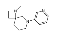 1-methyl-8-pyridin-3-yl-1,8-diazaspiro[3.5]nonane结构式