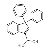 1-(3,3-diphenylinden-1-yl)ethanol Structure