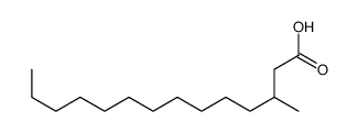 3-methyltetradecanoic acid结构式