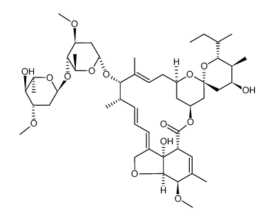 (23S)-22,23-Dihydro-23-hydroxyavermectin A1a结构式