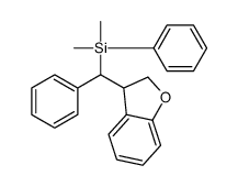 [2,3-dihydro-1-benzofuran-3-yl(phenyl)methyl]-dimethyl-phenylsilane结构式