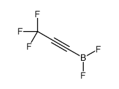 difluoro(3,3,3-trifluoroprop-1-ynyl)borane结构式
