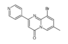 9-bromo-7-methyl-2-pyridin-4-ylpyrido[1,2-a]pyrimidin-4-one Structure