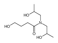 4-hydroxy-N,N-bis(2-hydroxypropyl)butanamide结构式