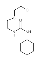 1-[2-(2-chloroethylsulfanyl)ethyl]-3-cyclohexyl-urea结构式