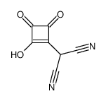 2-(2-hydroxy-3,4-dioxocyclobuten-1-yl)propanedinitrile Structure