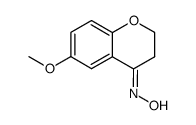 6-methoxy-chroman-4-one oxime Structure