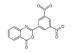 2-(3,5-dinitrophenyl)-3,1-benzoxazin-4-one Structure