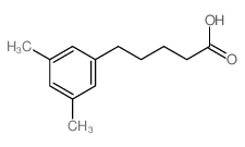 5-(3,5-dimethylphenyl)pentanoic acid结构式