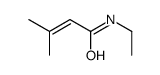 N-ethyl-3-methylbut-2-enamide Structure
