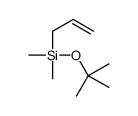 dimethyl-[(2-methylpropan-2-yl)oxy]-prop-2-enylsilane Structure
