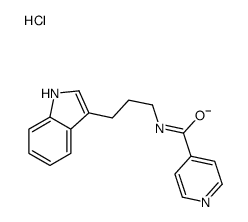 N-[3-(1H-indol-3-yl)propyl]pyridine-4-carboxamide,chloride Structure